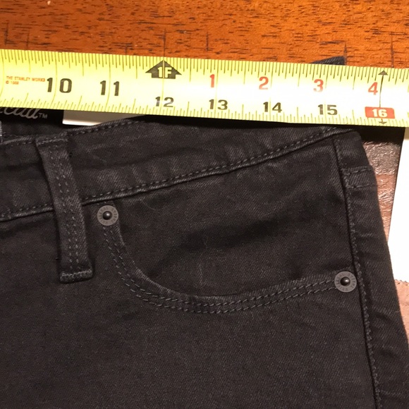 Universal Thread Mid Rise Skinny Distressed Jeans Raw Hem - Picture 12 of 15